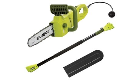 Sun Joe SWJ807E 10 inch 8.0 Amp Electric Convertible Pole Chain Saw