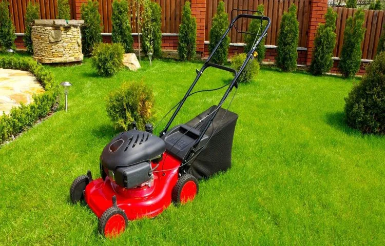 How much to tip lawn mower 2