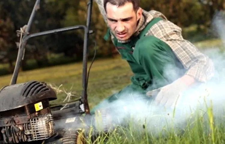 bad gas in lawn mower how to fix
