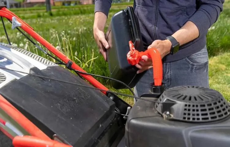 can you leave gas in a weed eater