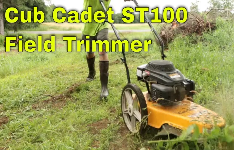 Can You Run Cub Cadet Weed Eater Inverted for Precise Trimming?