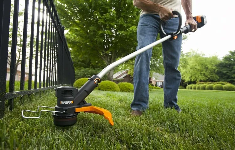 can you trim bushes with a weed eater