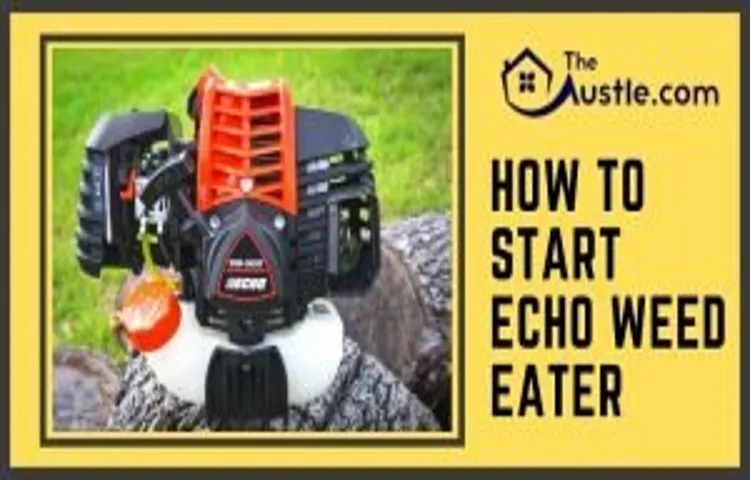 can't get echo weed eater to start