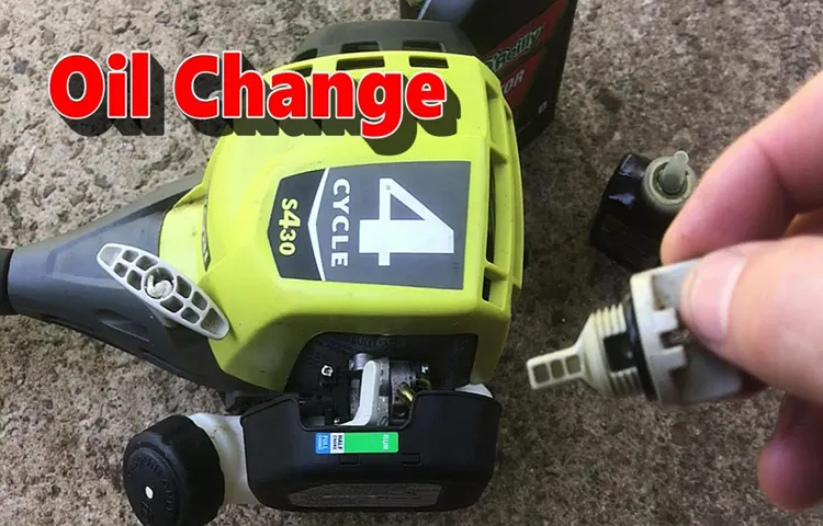 How Changing Oil on 4 Cycle Weed Eater Can Prolong Its Life: A Step-by-Step Guide