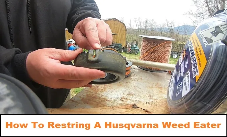 how do you thread a husqvarna weed eater