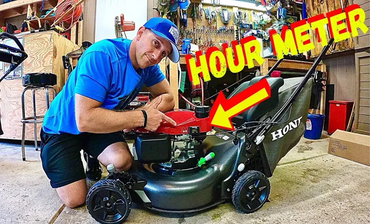 how does a lawn mower hour meter work