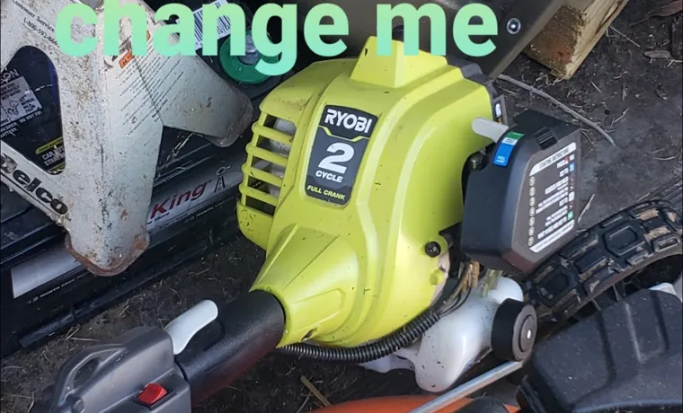 how does a ryobi weed eater work