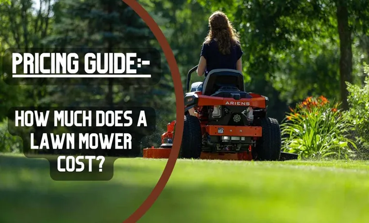 how much does it cost to ship a lawn mower
