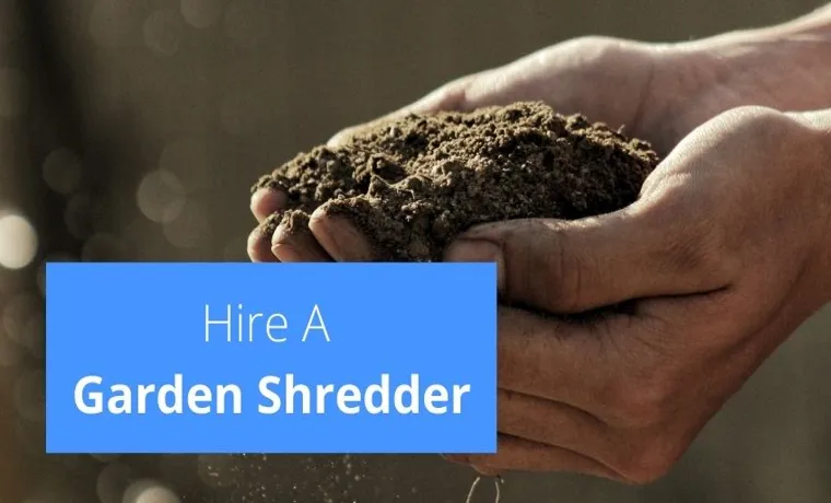 how much is a garden shredder