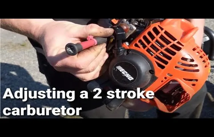 How to Adjust Echo Weed Eater Carburetor for Optimal Performance