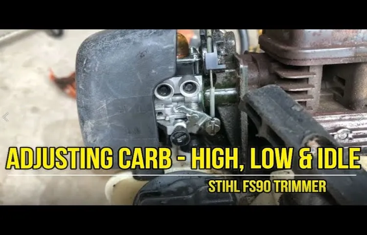 how to adjust husqvarna weed eater carb