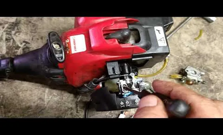 how to adjust troy bilt weed eater carburetor