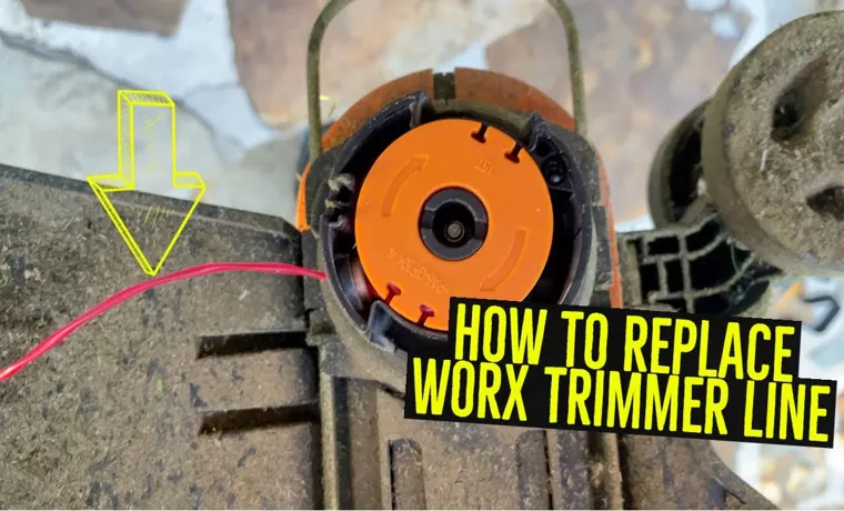 how to adjust worx weed eater head
