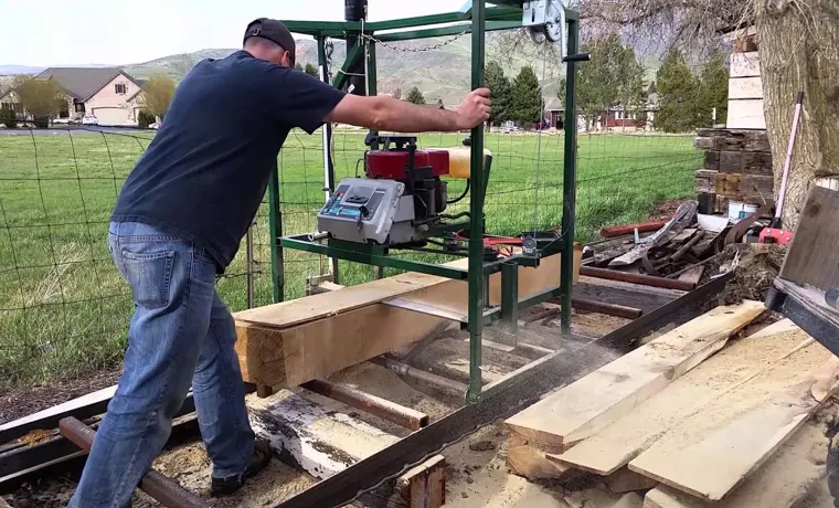 how to build a chainsaw lumber mill