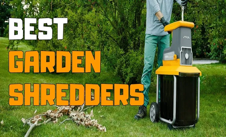 how to build a garden shredder