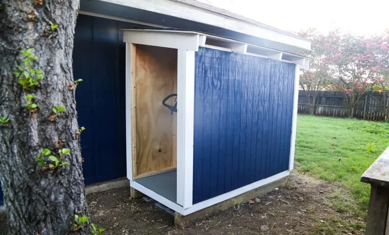 how to build a lawn mower shed