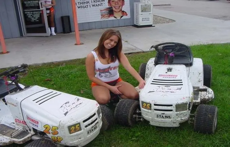 how to build a racing lawn mower