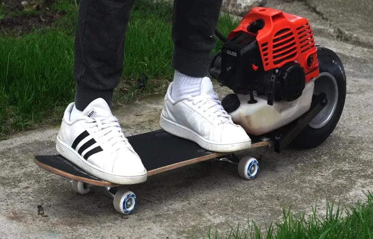 how to build a weed eater skateboard