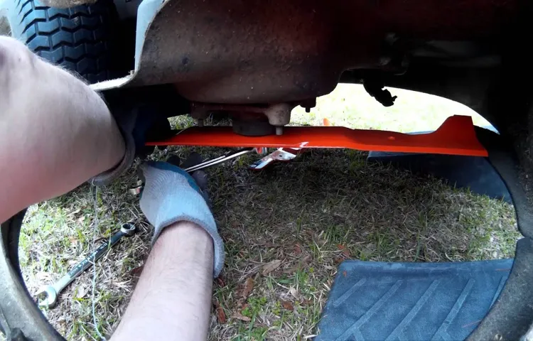 how to change blades on a husqvarna riding lawn mower