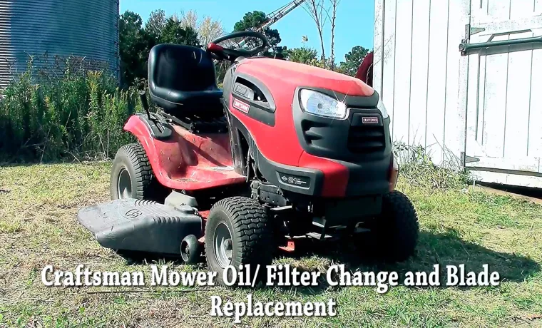 how to change lawn mower oil filter