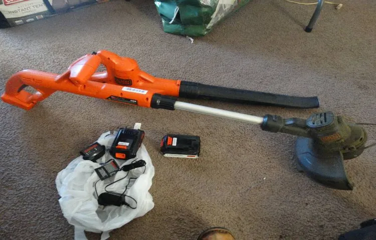 how to charge black and decker weed eater