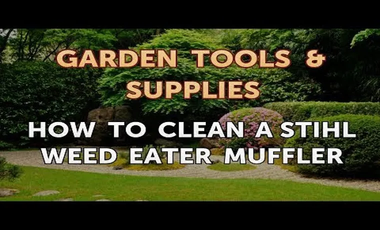 How to Clean a Weed Eater Muffler: A Step-by-Step Guide