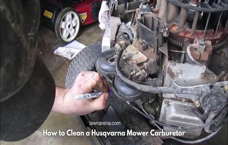 how to clean husqvarna lawn mower carburetor
