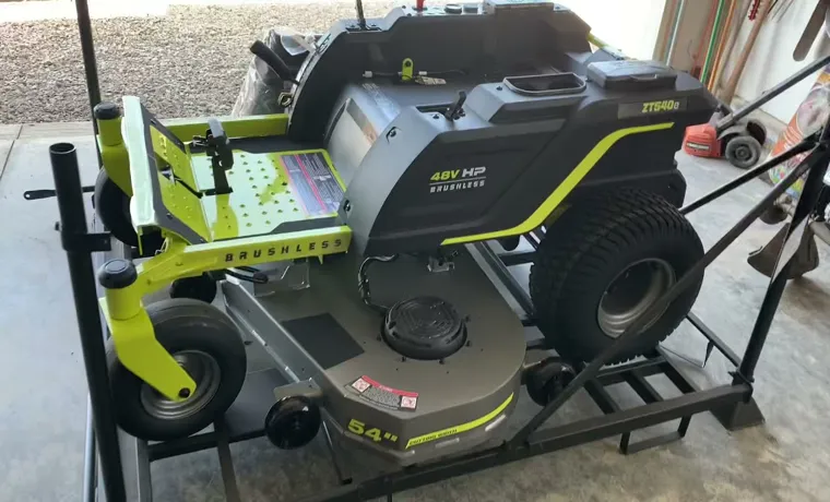 how to clean ryobi lawn mower