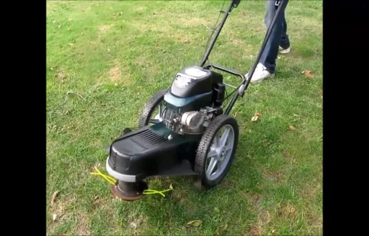 how to cut brush with weed eater