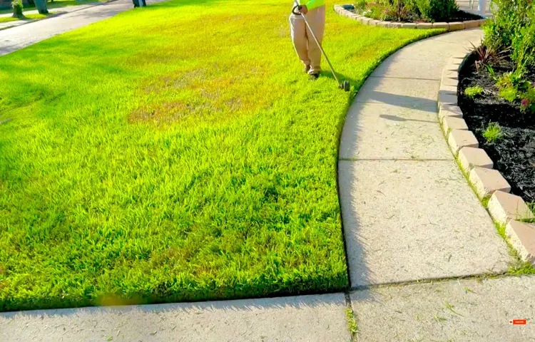 how to cut edges with a weed eater