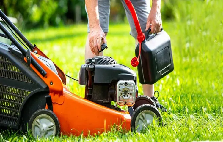 how to drain gas from riding lawn mower without siphon 2