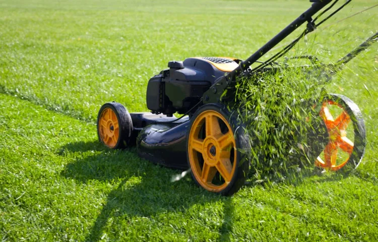 how to drain oil in lawn mower