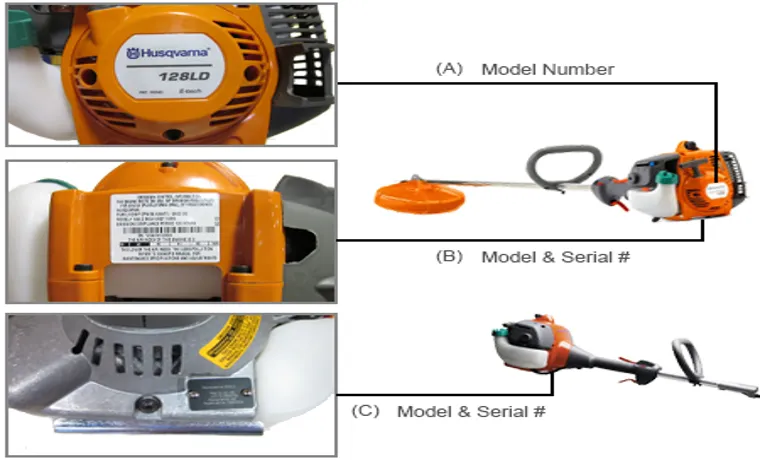 how to find weed eater model number