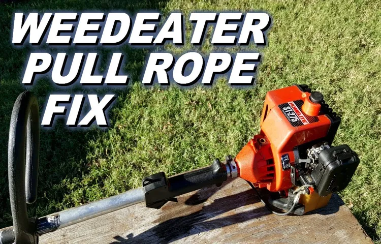 how to fix a murray weed eater