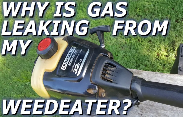 how to fix a weed eater fuel line