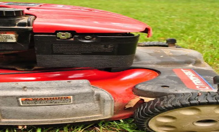 how to fix oil in air filter lawn mower