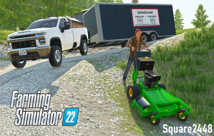 how to get a lawn mower in farming simulator 22