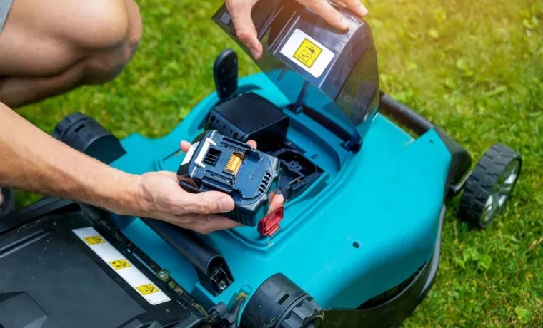 how to hook up a lawn mower battery
