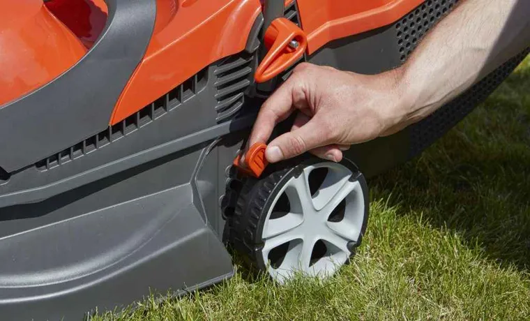 how to increase lawn mower height