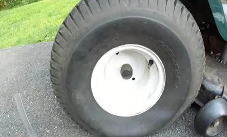 how to keep lawn mower tires from going flat