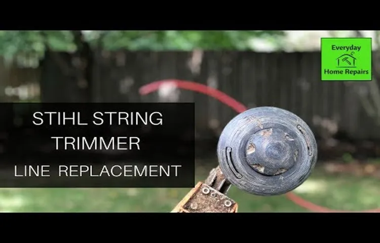 how to lengthen a stihl weed eater line