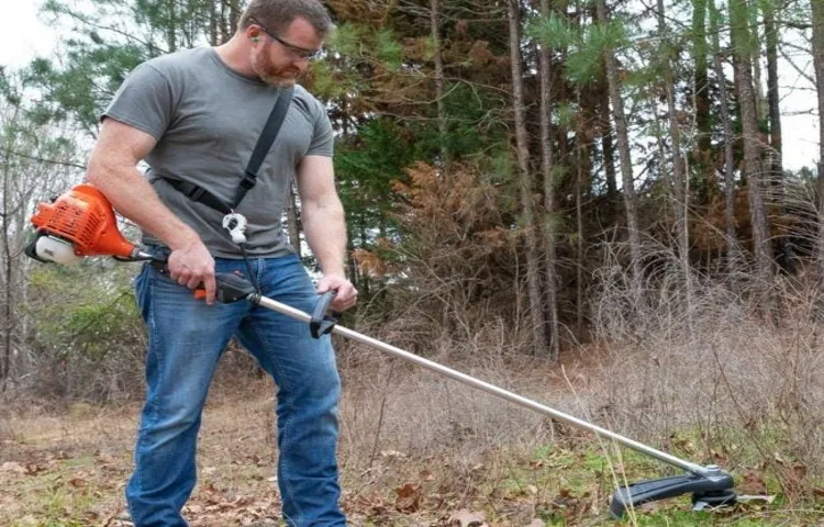 how to lign a weed eater head