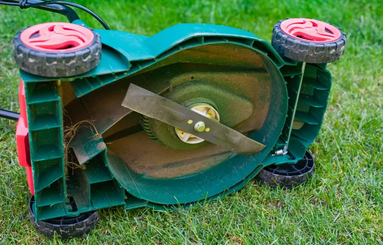 how to lower a lawn mower