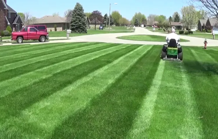 how to make a lawn striper for a riding mower