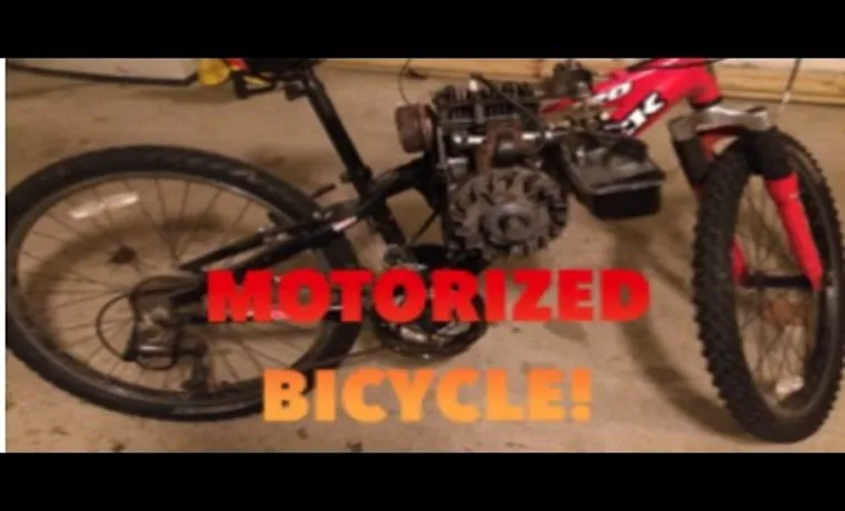 how to make a motorized bike with a lawn mower