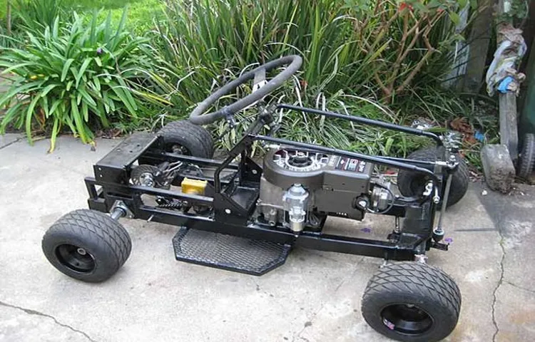 how to make a racing lawn mower cheap