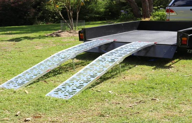 how to make lawn mower ramps for truck