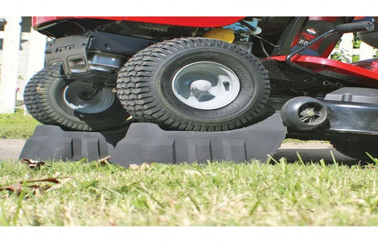 how to make lawn mower ramps for truck