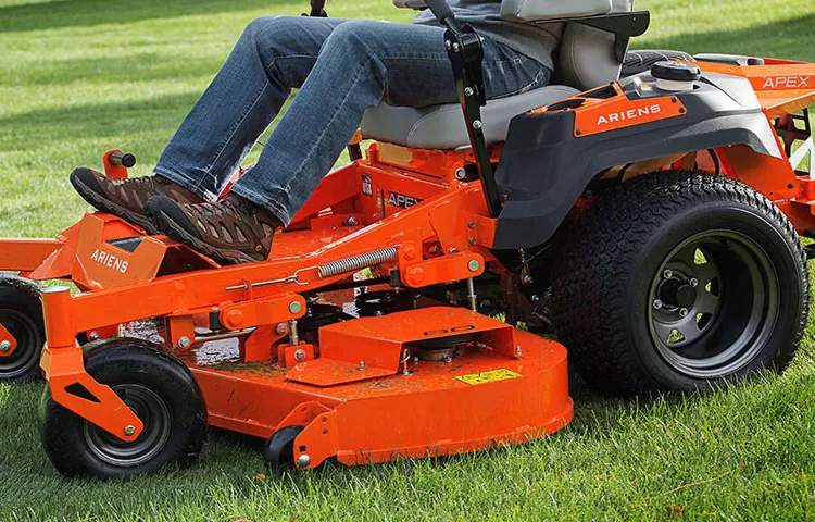 how to measure lawn mower deck size