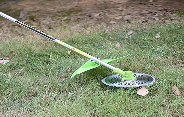 how to put blade on echo weed eater